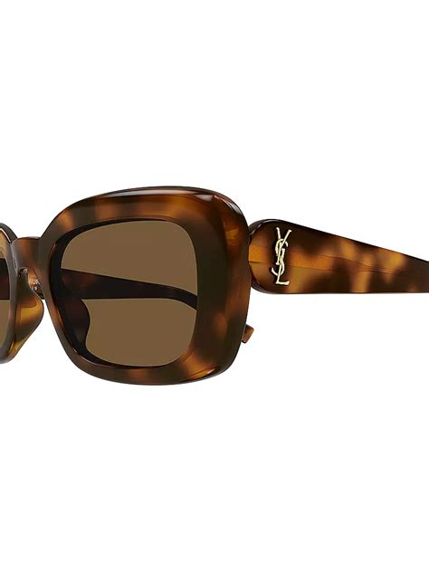 YVES SAINT LAURENT Sonnenbrille One Size in Braun